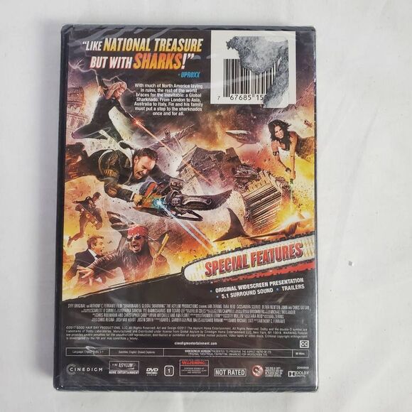 Sharknado 5: Global Swarming DVD (2017) - Picture 2 of 2